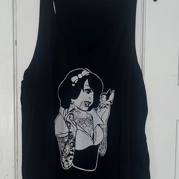 Tops - Punk Snow White Graphic Tank Top
